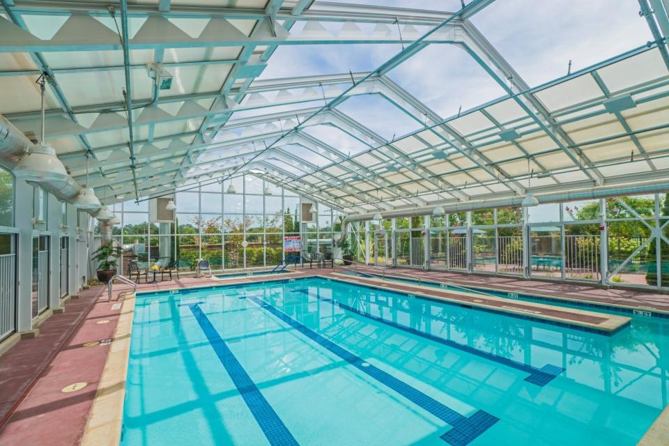 Eskaton Village Roseville's indoor pool.  