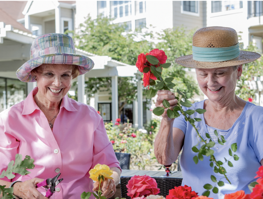 Residents Gardening